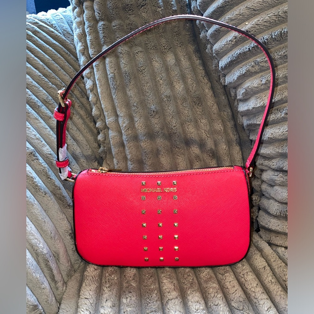 NWT Michael Kors jetset deep pink purse